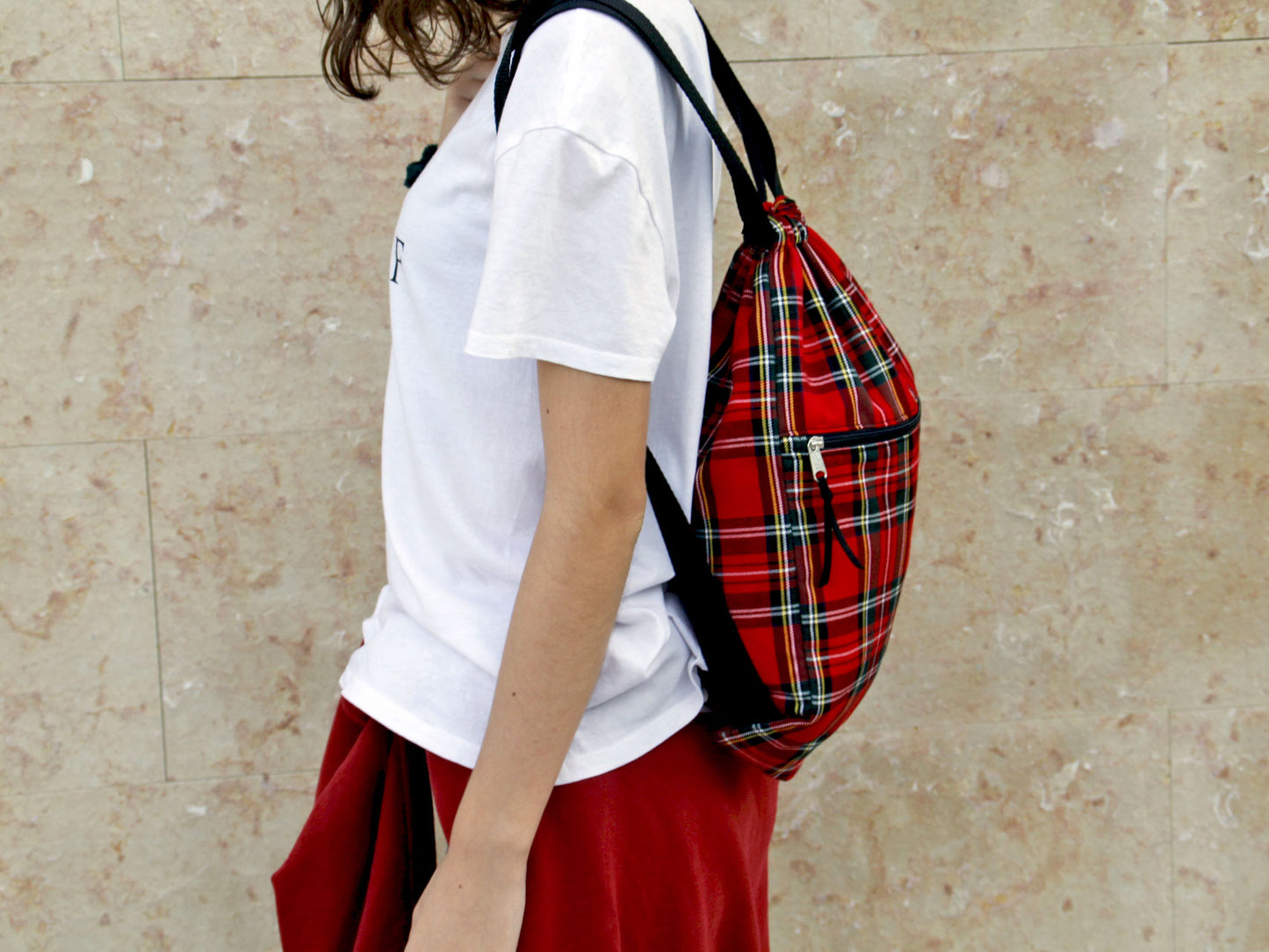 Mochila Cuadro Escocés