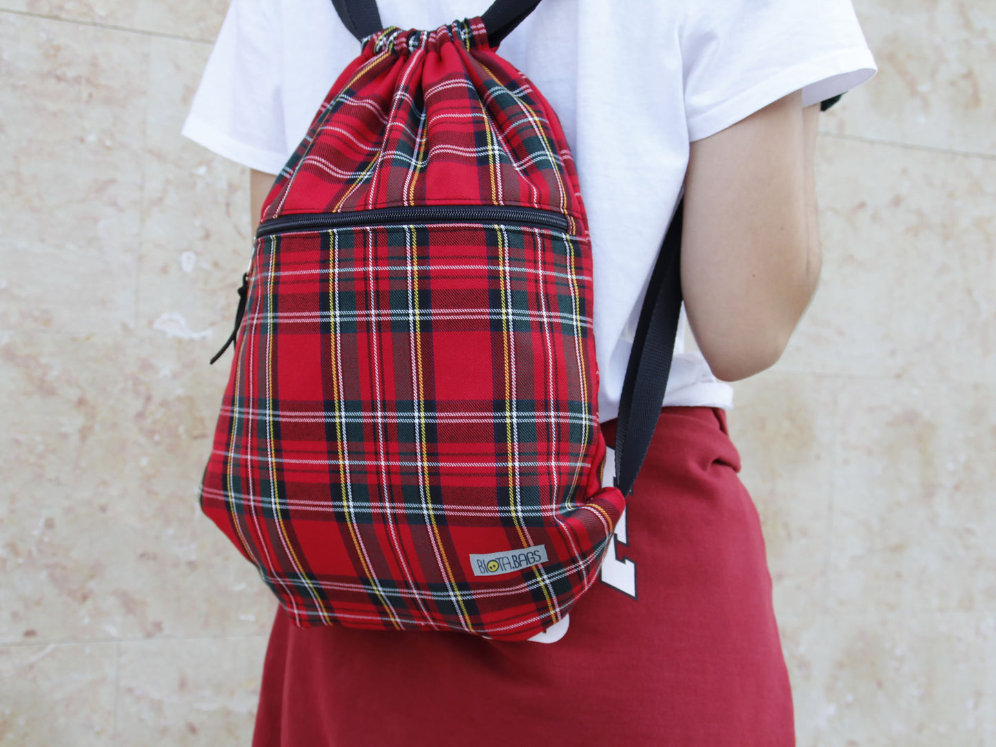 Mochila Cuadro Escocés