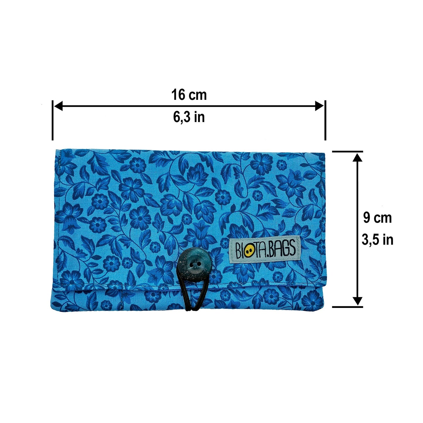 PITILLERA TABACO FLORES AZUL