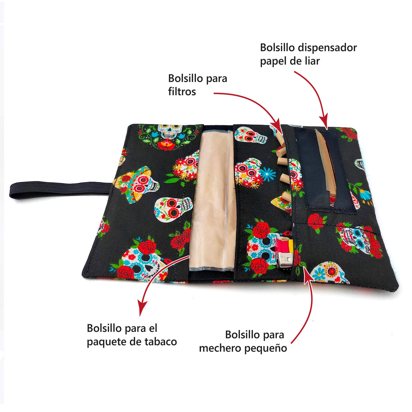 PITILLERA TABACO LIAR CALAVERAS MEXICANAS