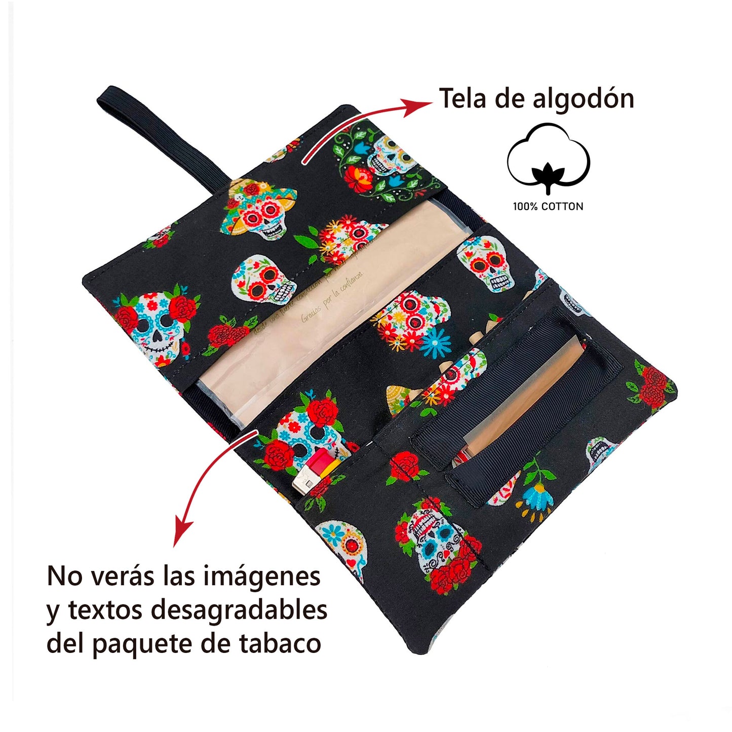 PITILLERA TABACO LIAR CALAVERAS MEXICANAS
