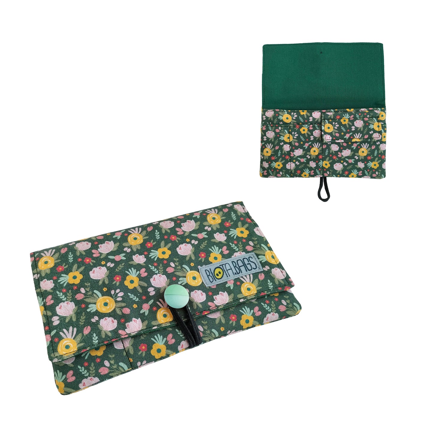 TABAQUERA FLORES VERDES