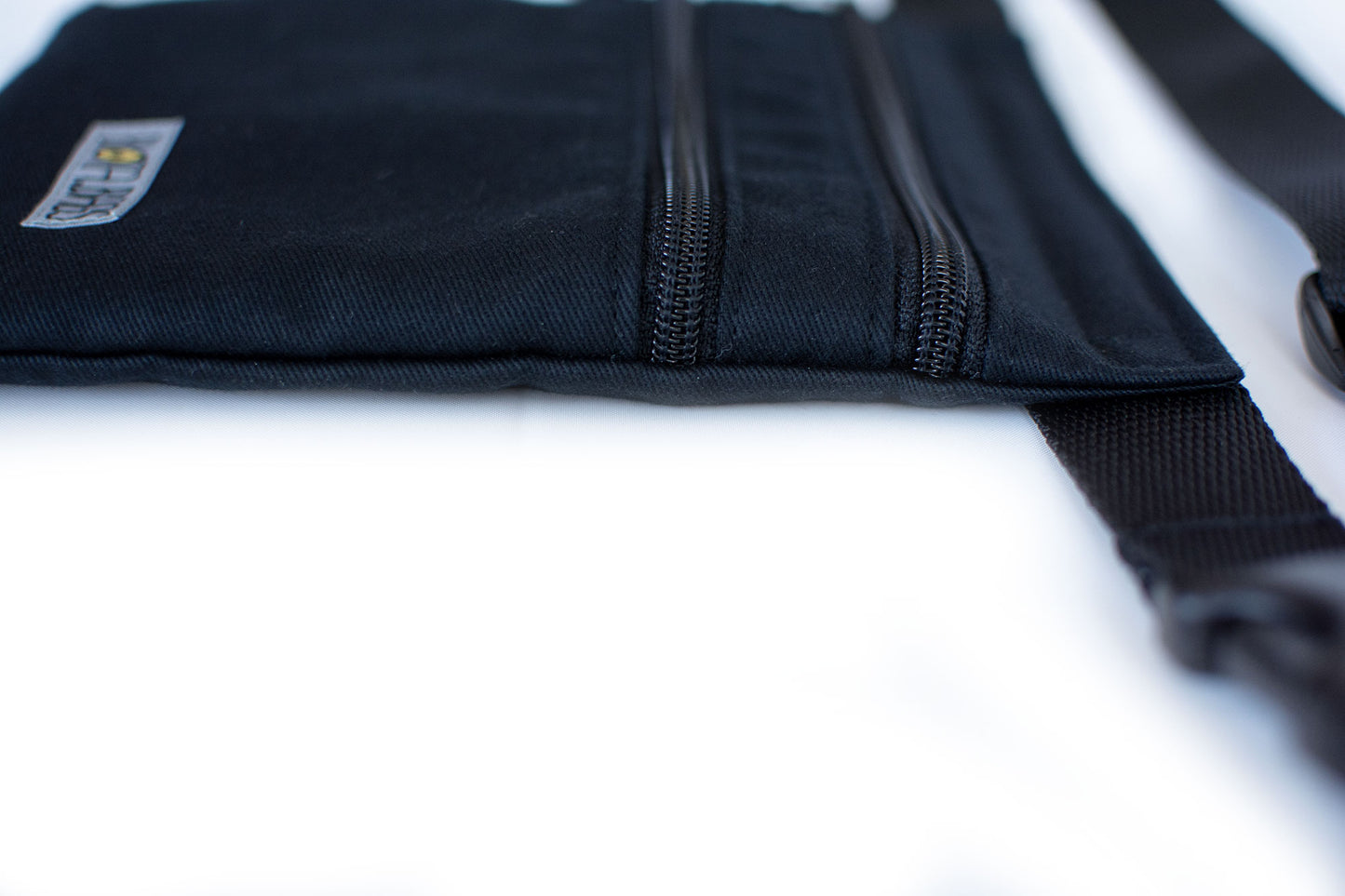 Riñonera Negra Algodón 3 Medidas a escoger