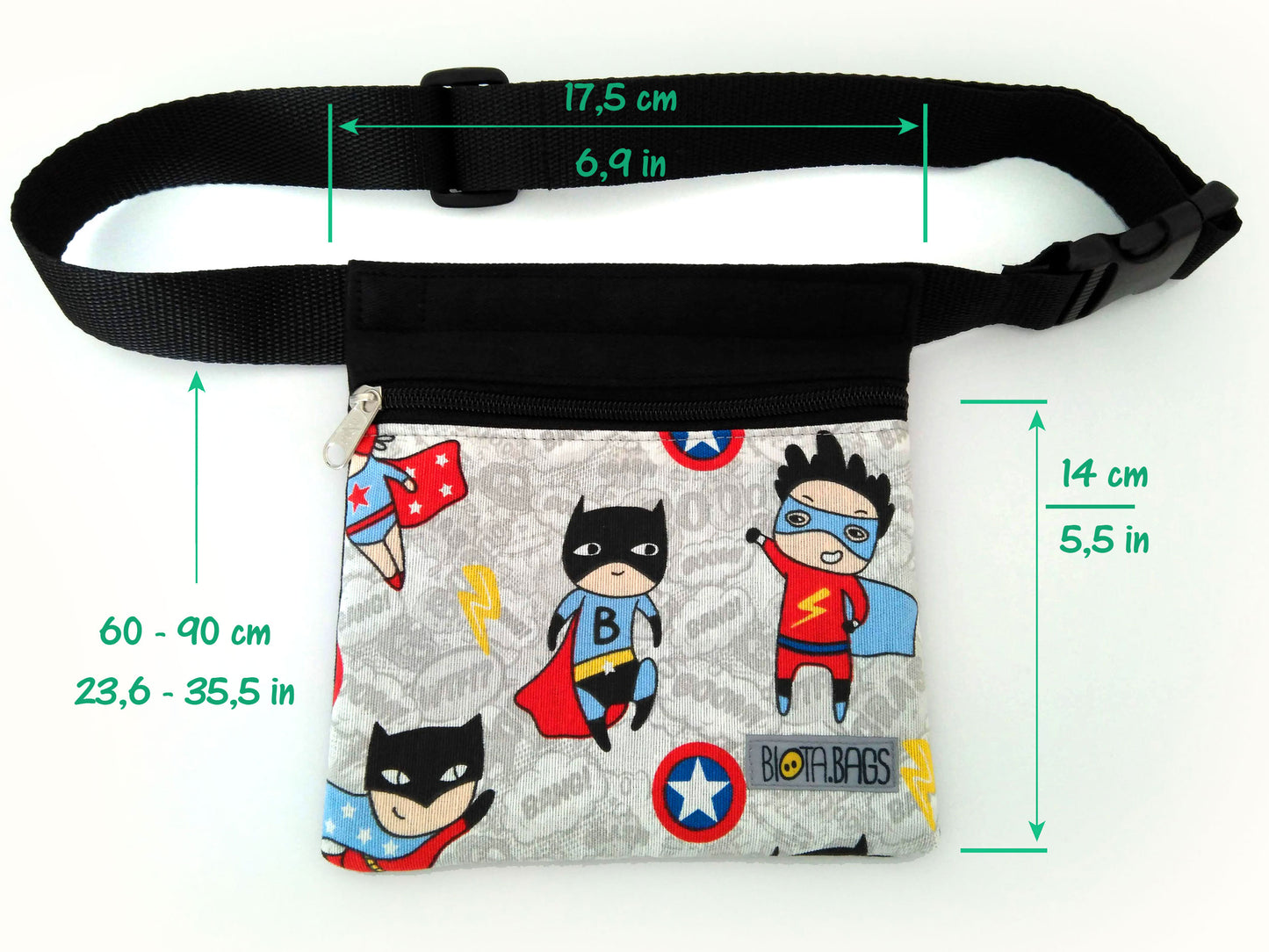 Riñonera infantil Super Héroes