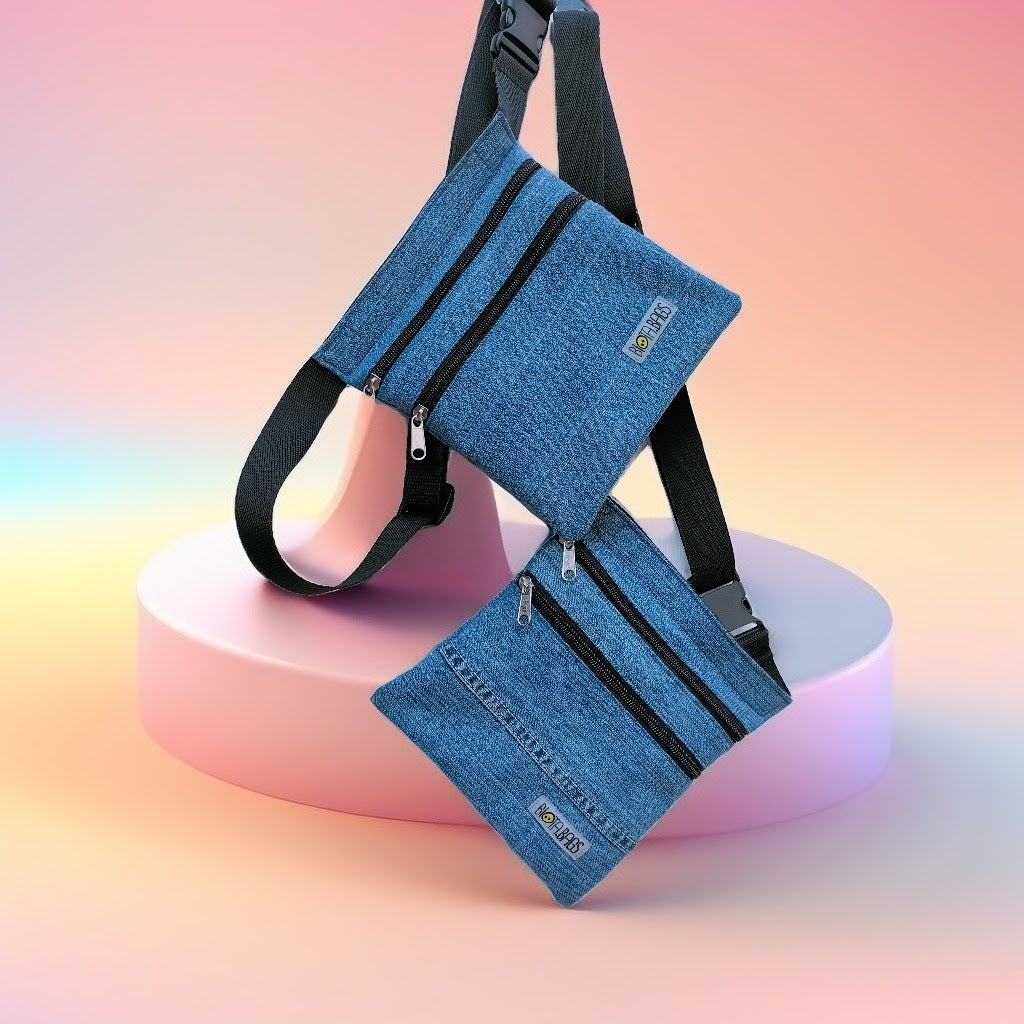 Riñonera Tejano Reciclado 3 Medidas a escoger