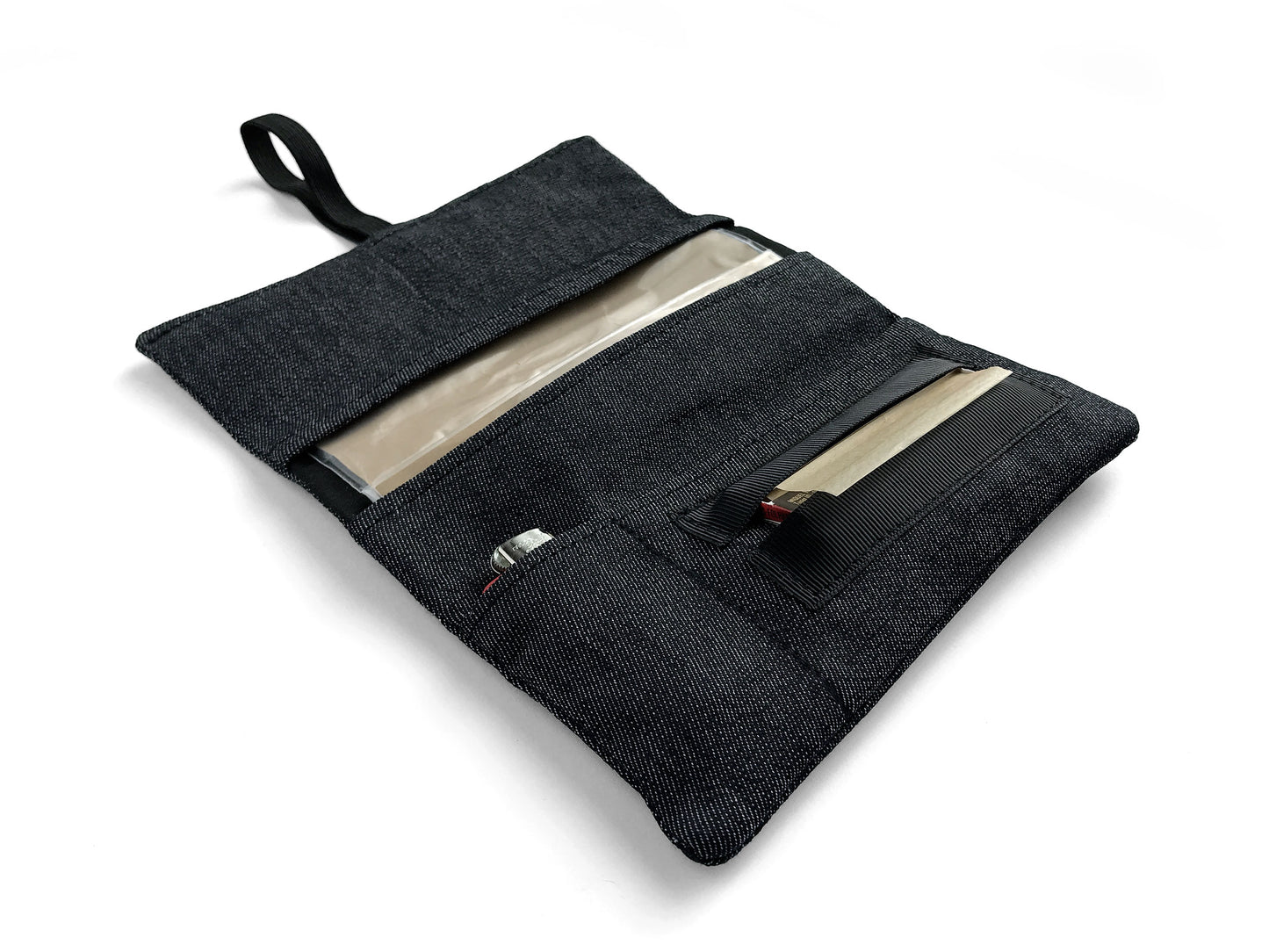 TABAQUERA ARTESANA TEJANO NEGRO