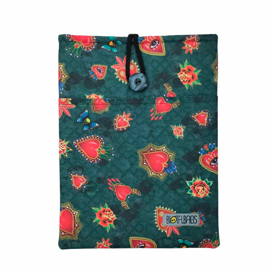 Funda de Libro Corazones