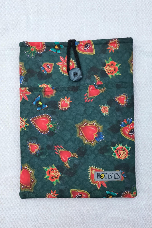 Funda de Libro Corazones