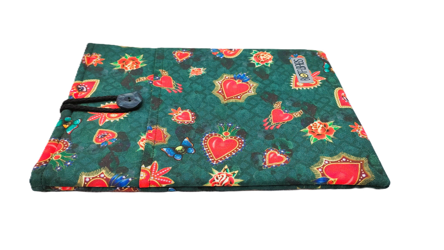 Funda de Libro Corazones