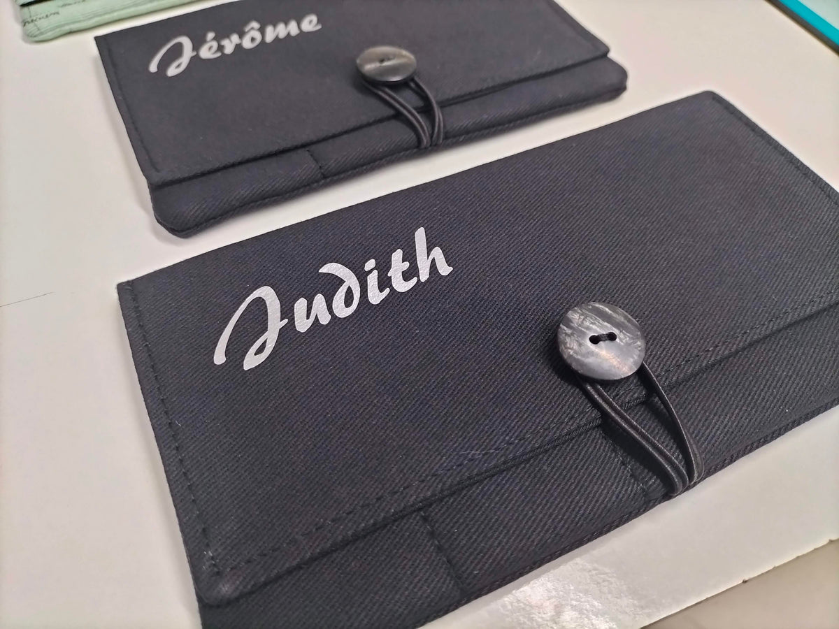 Pitillera Negra Personalizada