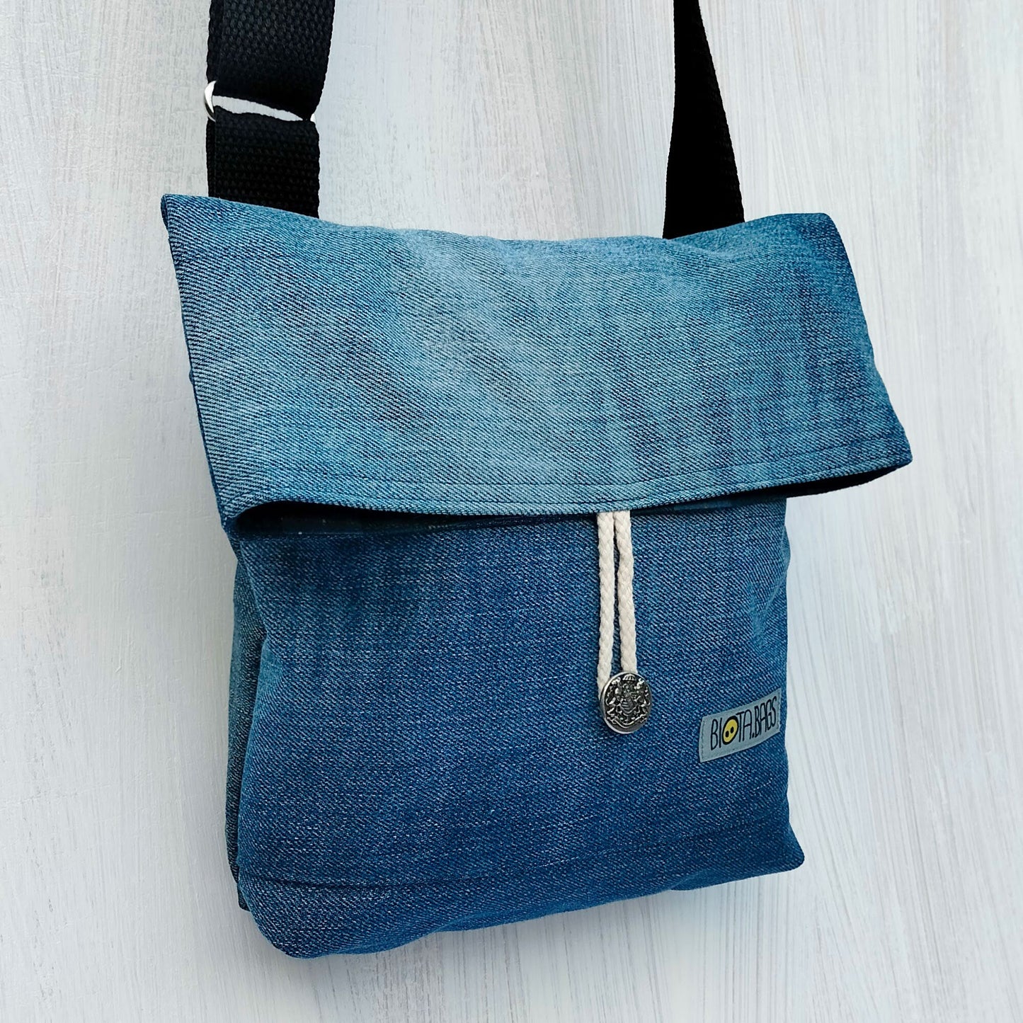 Bolso CERO PLASTICO Tejano reciclado