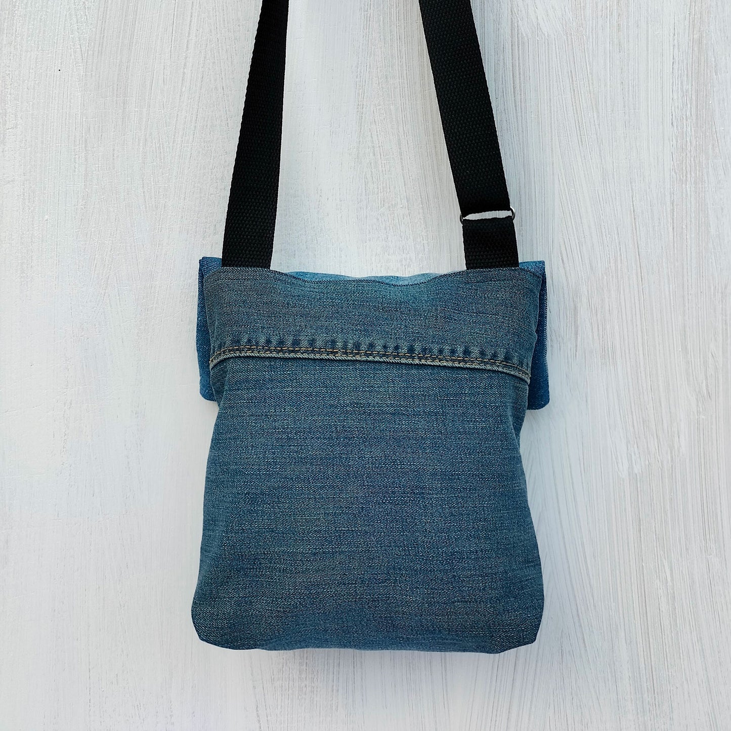 Bolso CERO PLASTICO Tejano reciclado