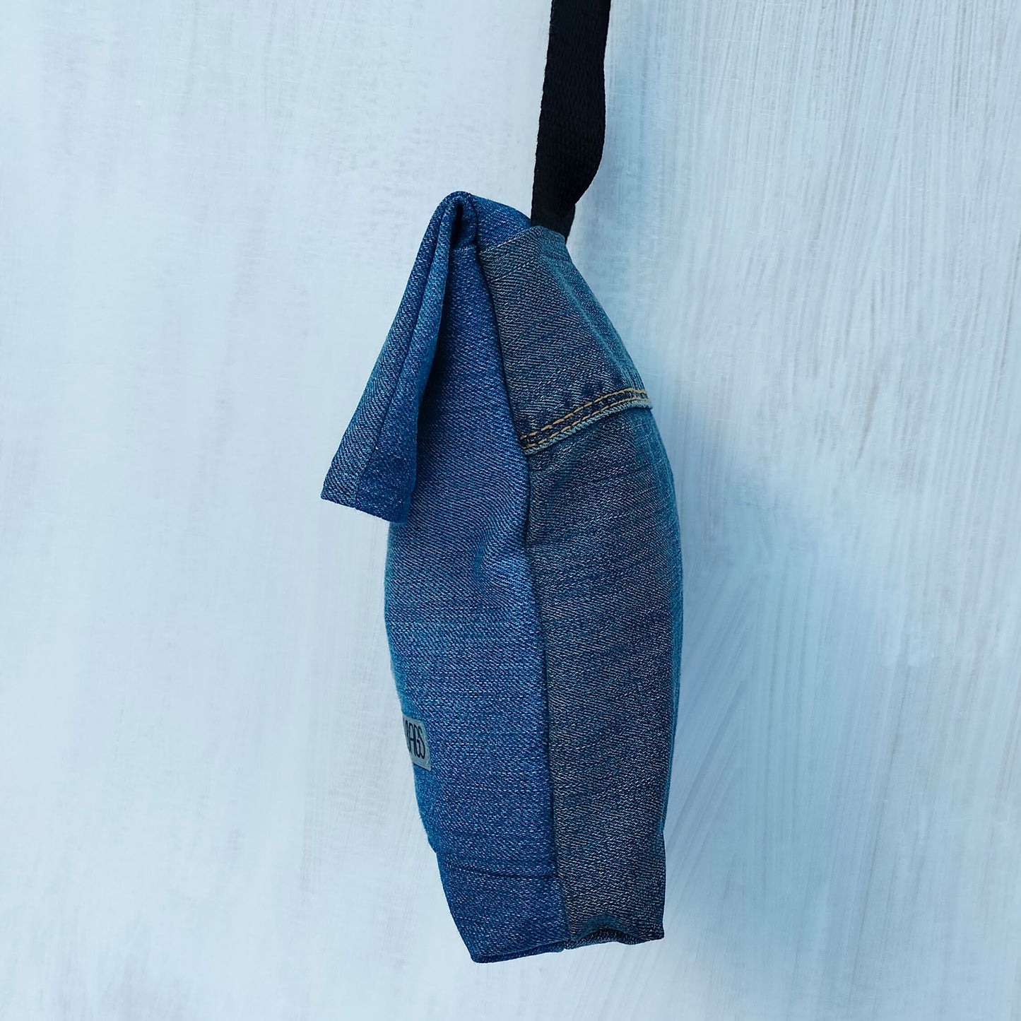 Bolso CERO PLASTICO Tejano reciclado