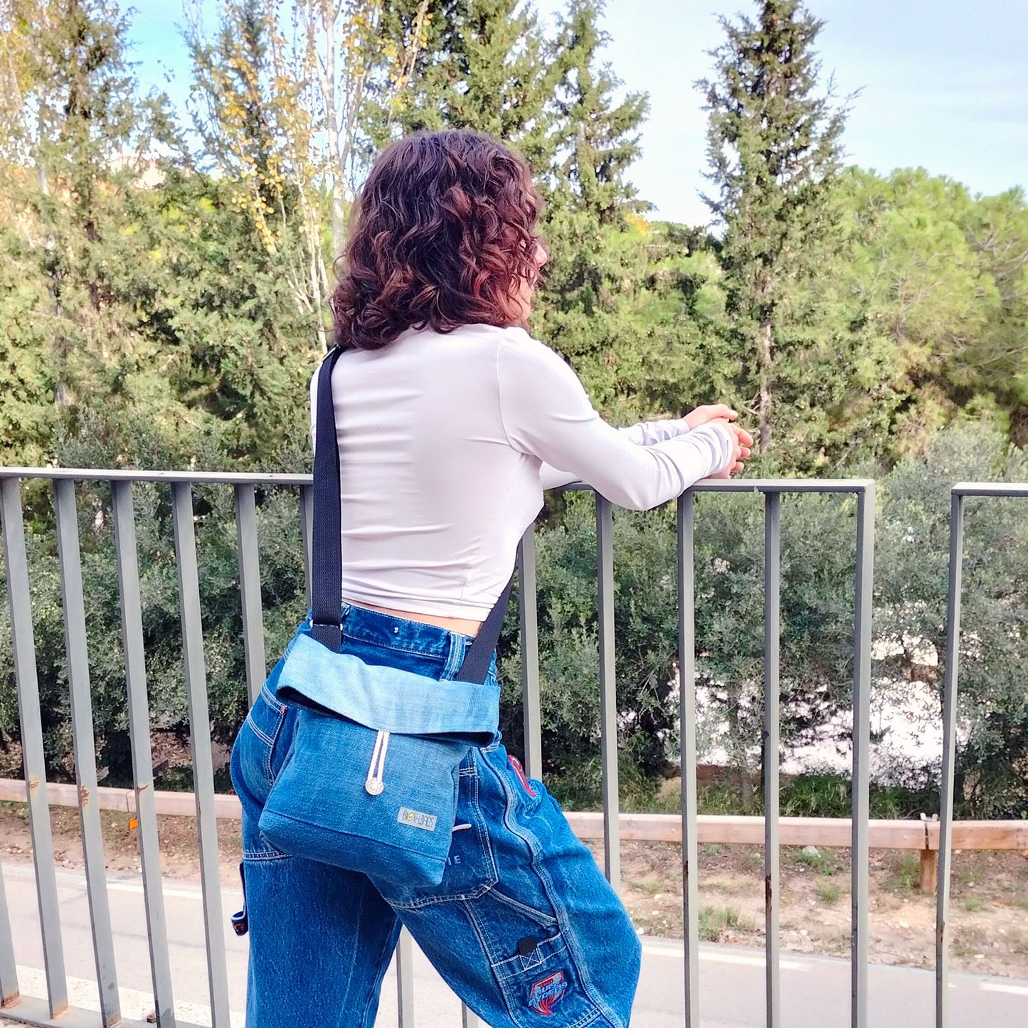 Bolso CERO PLASTICO Tejano reciclado