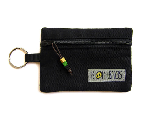 MONEDERO LLAVERO MINI NEGRO