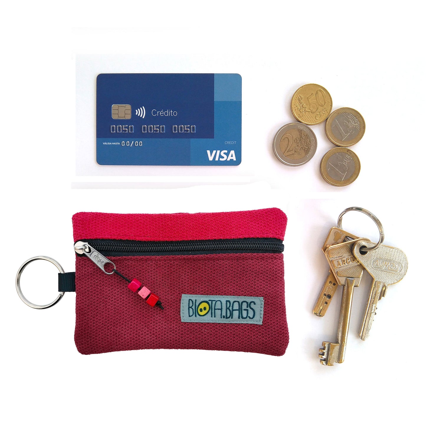 MONEDERO ONLYONE ROJO 2