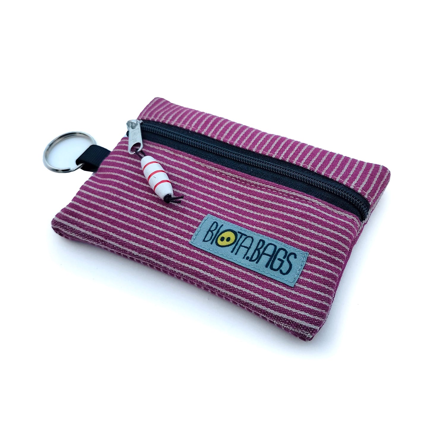 MONEDERO ONLYONE RAYAS MALVA