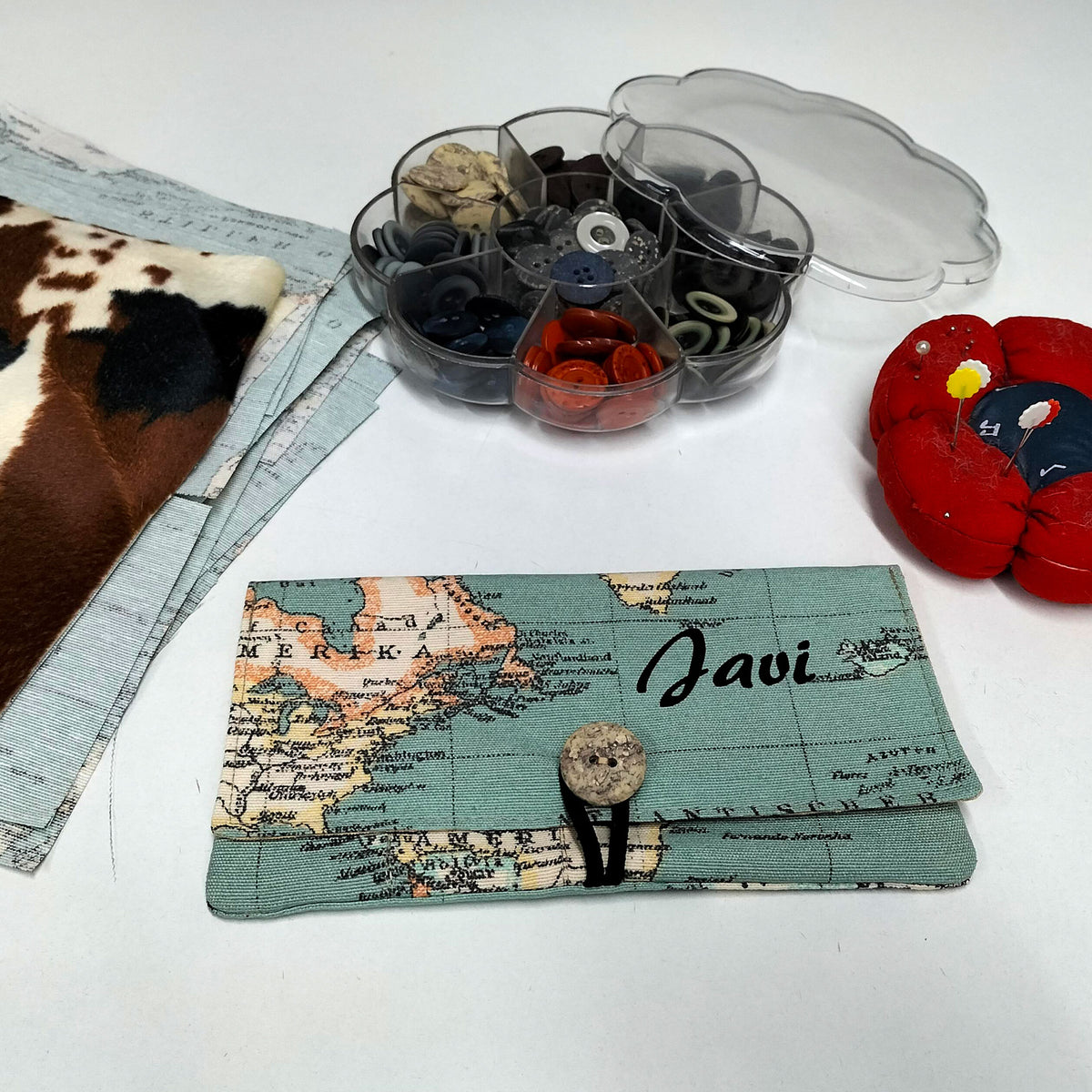 Pitillera Mapamundi Personalizada