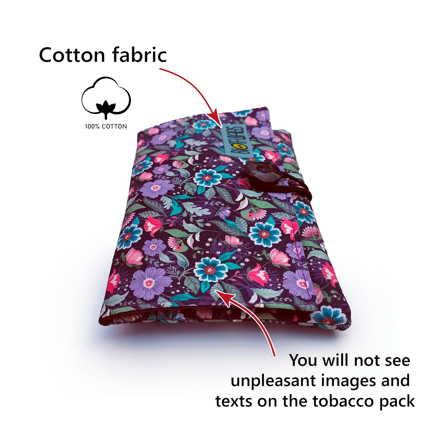 PITILLERA TABACO FLORES LILA