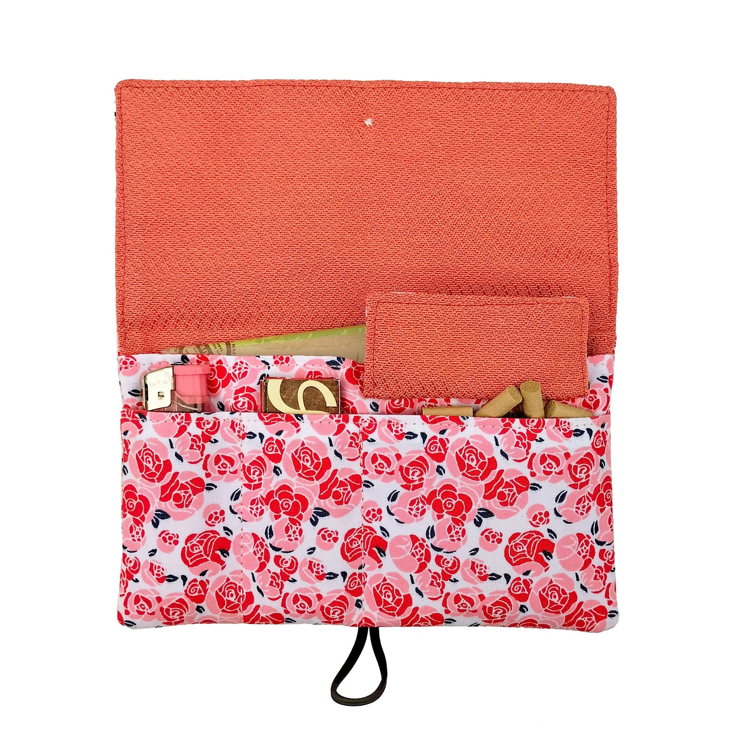 PITILLERA TABACO FLORES ROSA