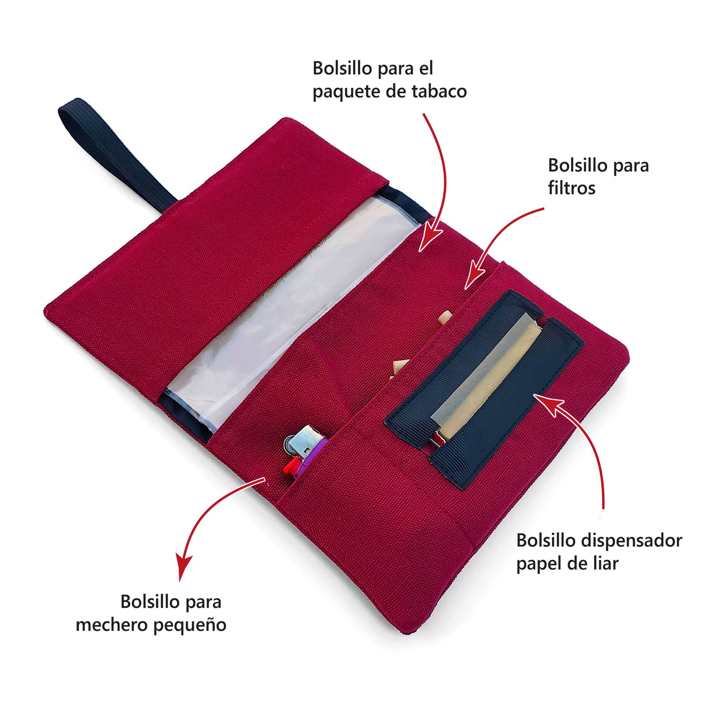 PITILLERA TABACO GRANATE