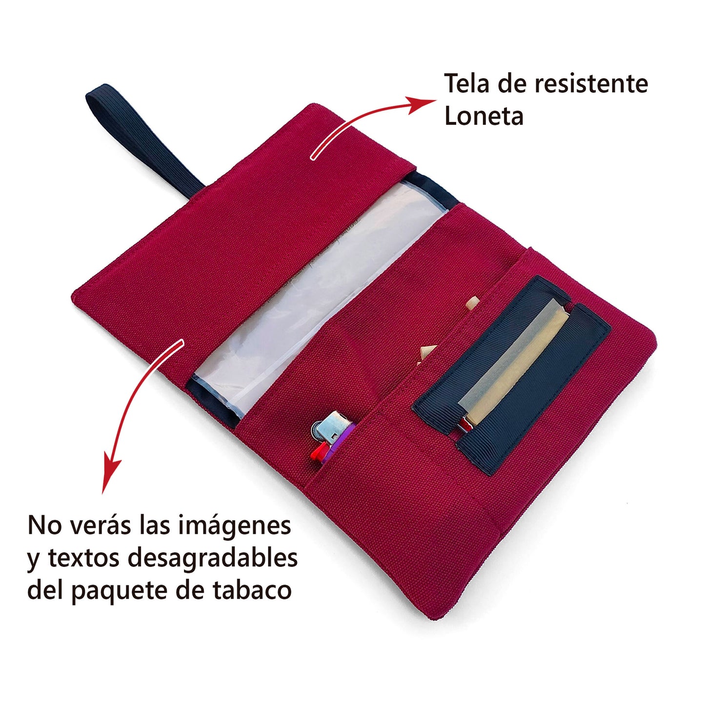 PITILLERA TABACO GRANATE