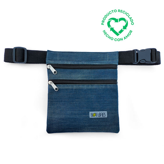 Riñonera Tejano Reciclado 3 Medidas a escoger