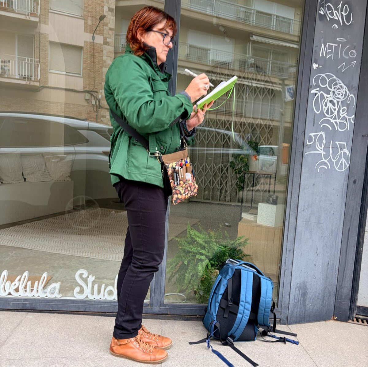 Bolsa Artista 2 en 1: Bolso Riñonera para Urban Sketchers